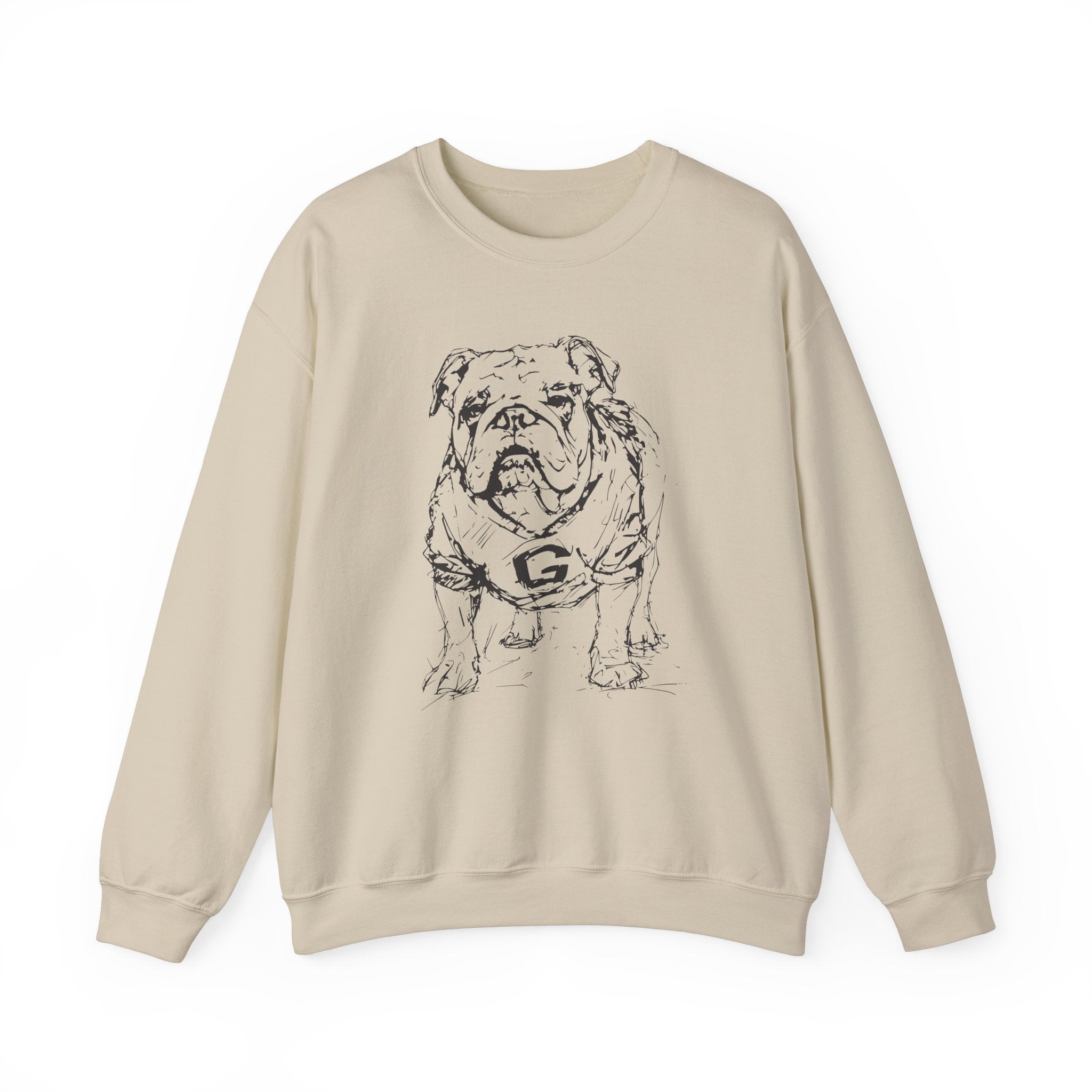 Fellow Friends - Felpa Bulldog Unisex Con Scritta 'Eat Sleep Walk', Cotone Premium, Taglie S-2XL - 4