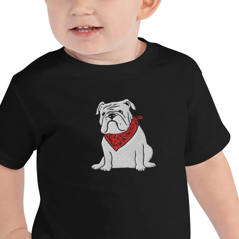 Baby & Toddler Embroidered Bulldog Shirt