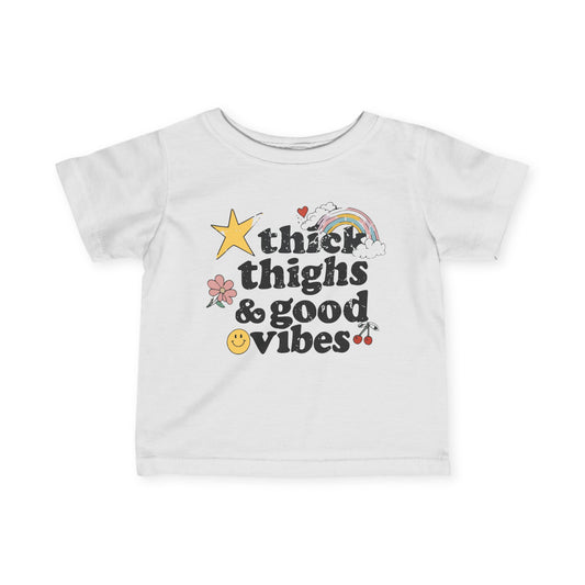 Thick Thighs & Good Vibes Tshirt