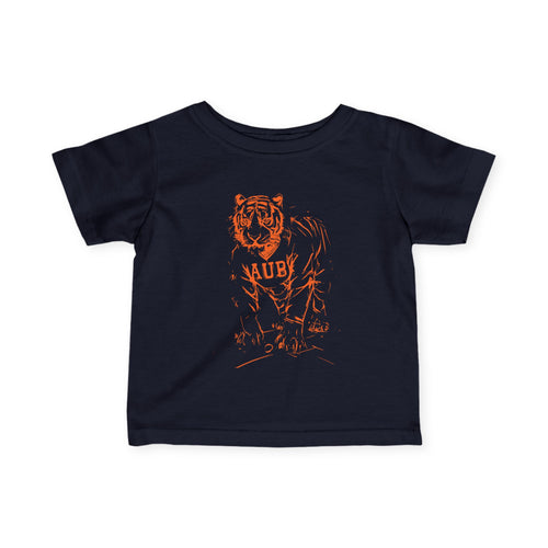 Baby & Toddler Painted Auburn Tiger Shirt