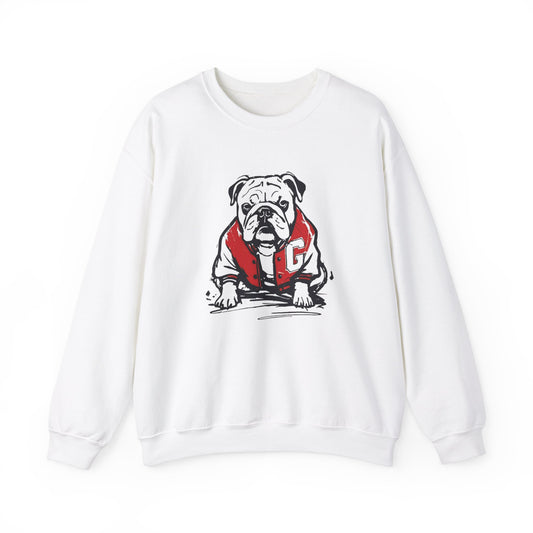 Adult Bulldog Crewneck Sweatshirt