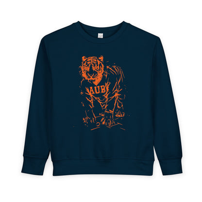 Toddler Painted Auburn Tiger Sweatshirt