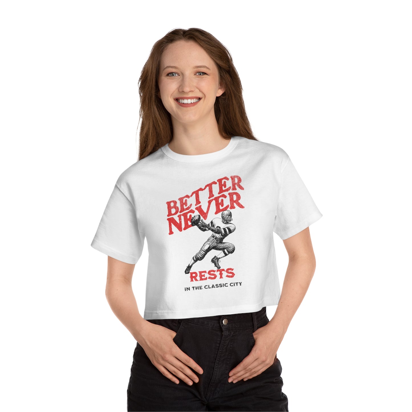 Adult Better Never Rests Cropped Tshirt