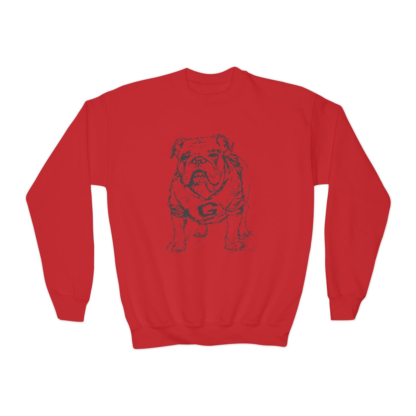 Kids Painted Bulldog Sweatshirt