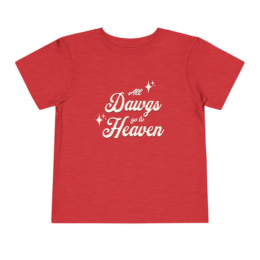 Toddler Dogs Go To Heaven Tee