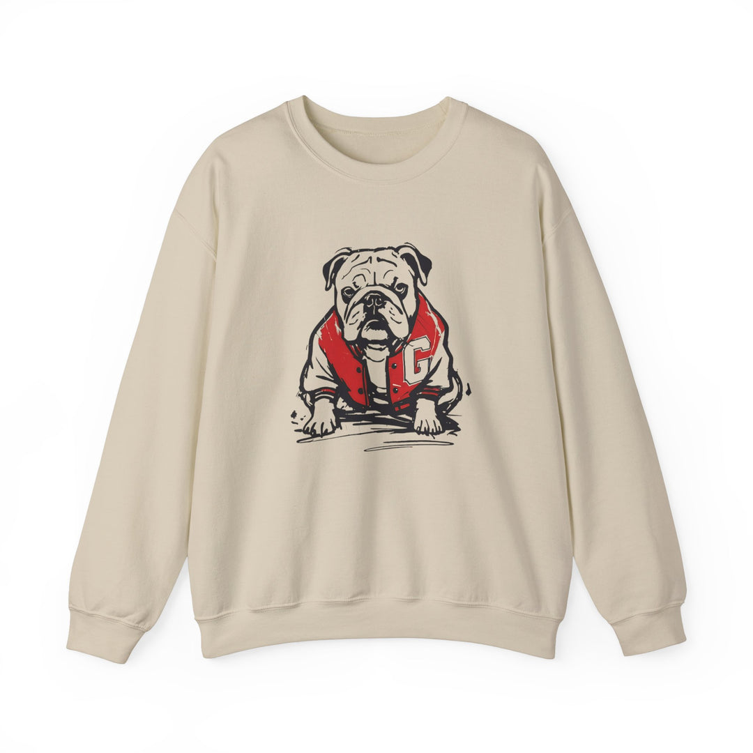 Adult Bulldog Crewneck Sweatshirt