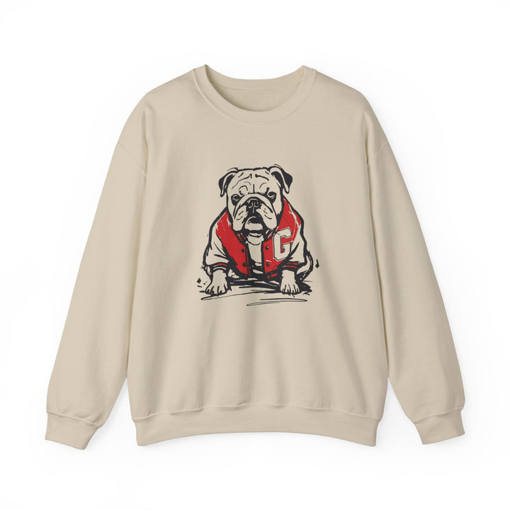 Adult Bulldog Crewneck Sweatshirt