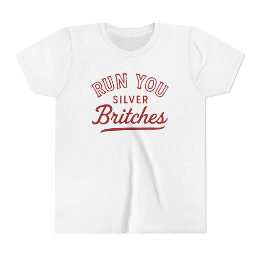 Kids Run You Silver Britches UGA Shirt