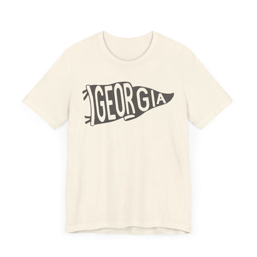 Adult Georgia Pennant Flag Shirt