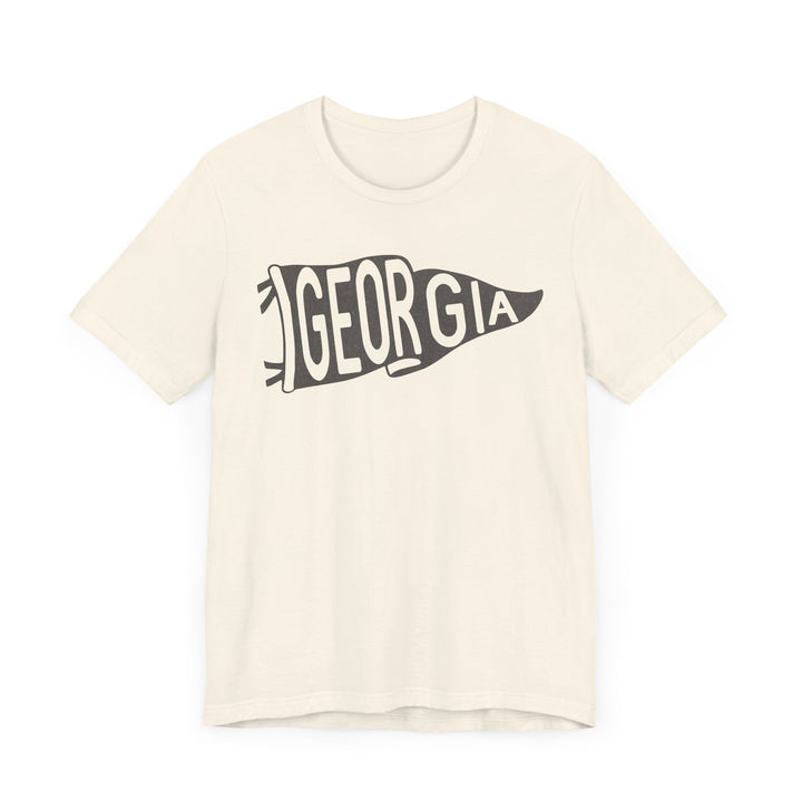 Adult Georgia Pennant Flag T-Shirt