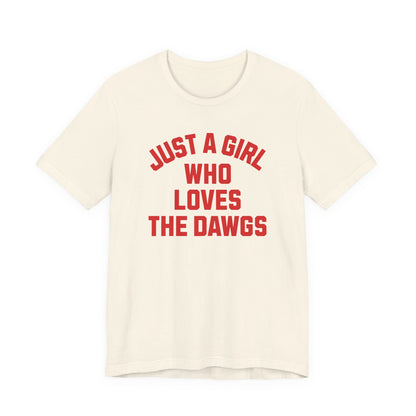 Adult Just A Girl Shirt