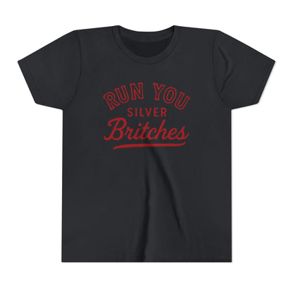 Kids Run You Silver Britches UGA Shirt