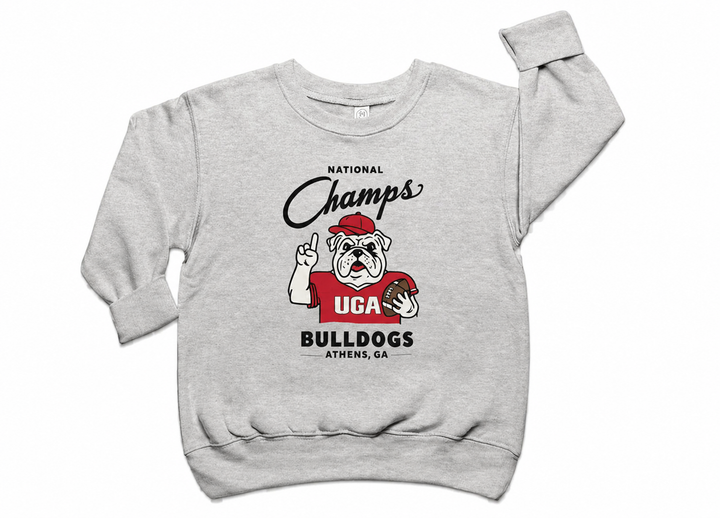 Toddler Georgia National Champs Sweatshirt