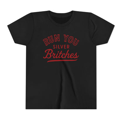 Kids Run You Silver Britches UGA Shirt