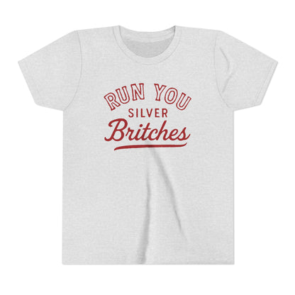 Kids Run You Silver Britches UGA Shirt