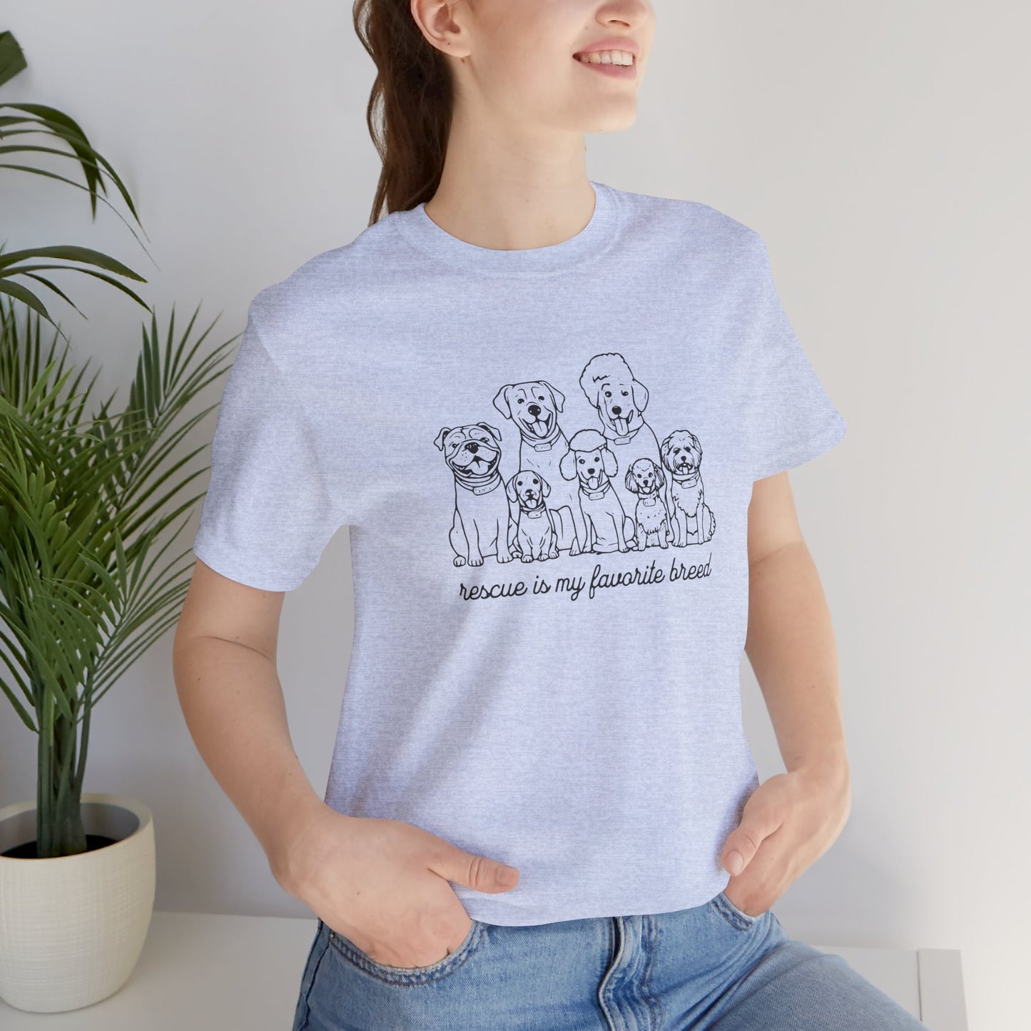 Adult Dog Rescue Tshirt