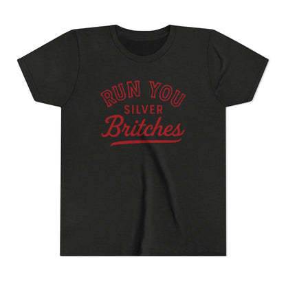 Kids Run You Silver Britches UGA Shirt