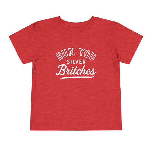 Baby & Toddler Run You Silver Britches UGA Tshirt