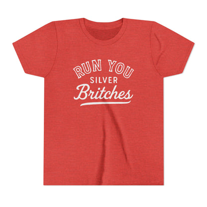 Kids Run You Silver Britches UGA Shirt