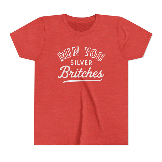 Kids Run You Silver Britches UGA Shirt