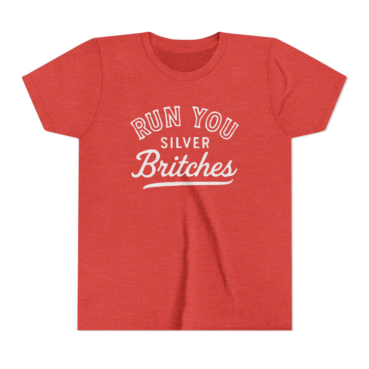Kids Run You Silver Britches UGA T-Shirt