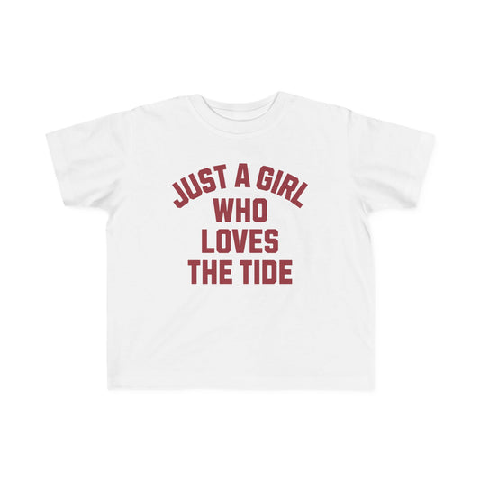 Baby & Toddler 'Just A Girl Who Loves The Tide' Shirt