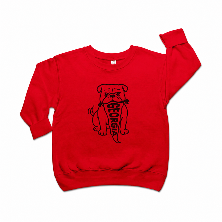 Toddler Bulldog Pennant Sweatshirt