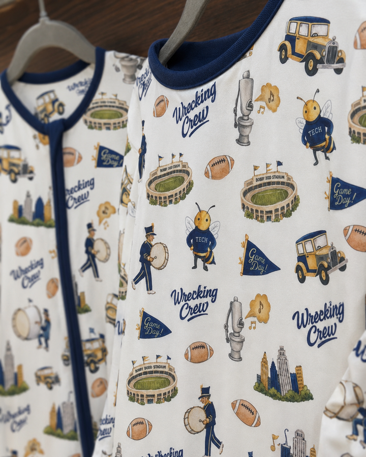PRESALE: Georgia Tech Game Day Bamboo Pajamas