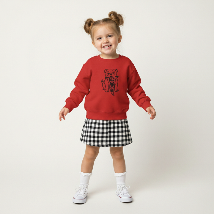 Toddler Bulldog Pennant Sweatshirt