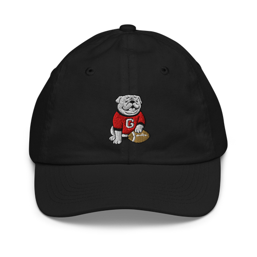 Toddler Georgia Bulldogs embroidered baseball cap in black